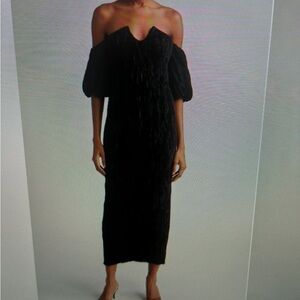 Lela Rose black formal dress